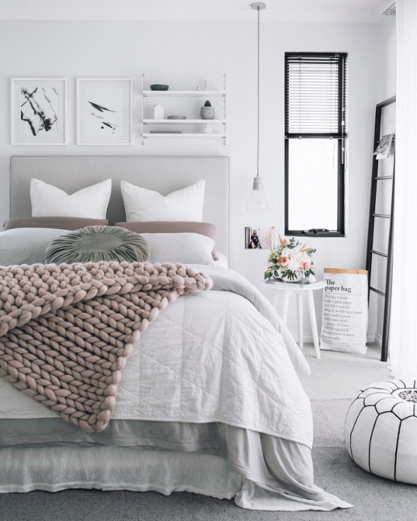 Những không gian phòng ngủ đẹp quyến rũ không thể không yêu khi được trang trí với màu xám  - Ảnh 11.