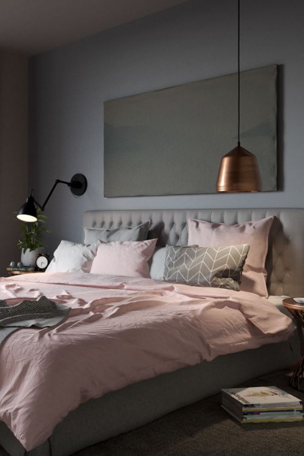 Những không gian phòng ngủ đẹp quyến rũ với gam màu xám không thể không yêu  - Ảnh 4.
