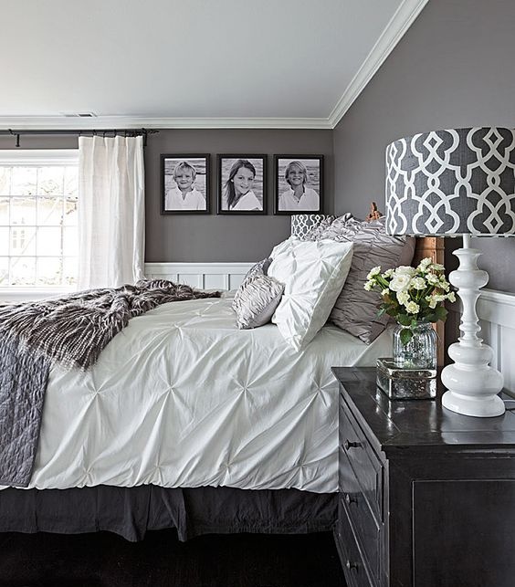 Những không gian phòng ngủ đẹp quyến rũ với gam màu xám không thể không yêu  - Ảnh 12.