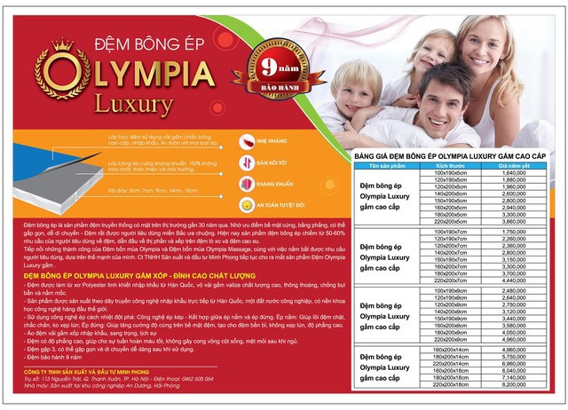 Chăn ga gối đệm Olympia ra mắt đệm bông ép cao cấp mới - Ảnh 4.