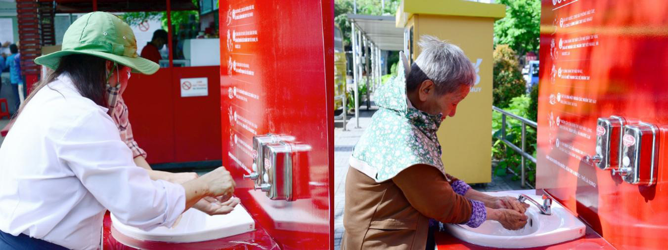 Xuất hiện các trạm rửa tay Lifebuoy miễn phí phục vụ hơn 1.000 người dân/ngày - Ảnh 2.