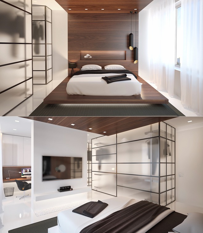 19 mẫu thiết kế cho phép bạn biến cả tủ quần áo thành không gian khép kín trong phòng ngủ - Ảnh 2.