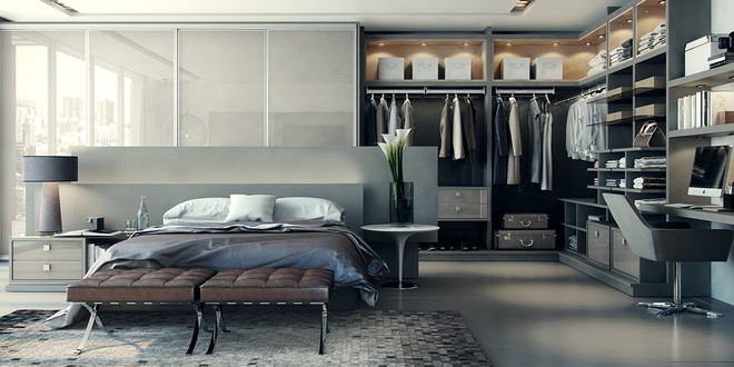 19 mẫu thiết kế cho phép bạn biến cả tủ quần áo thành không gian khép kín trong phòng ngủ - Ảnh 7.