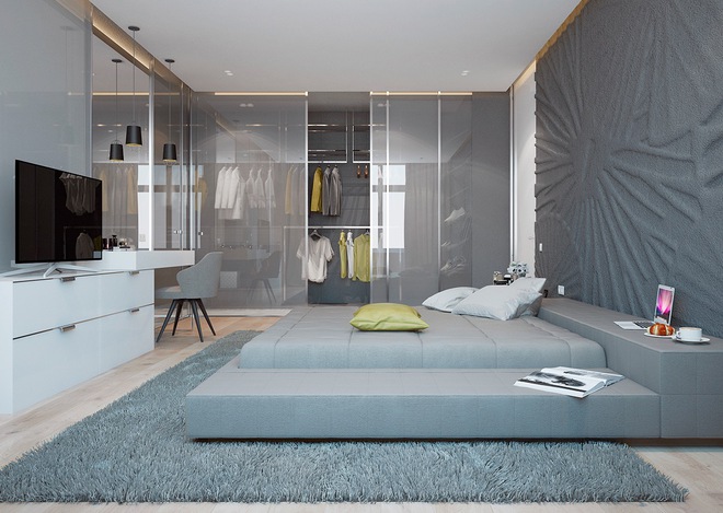 19 mẫu thiết kế cho phép bạn biến cả tủ quần áo thành không gian khép kín trong phòng ngủ - Ảnh 9.