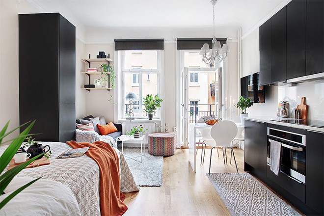 Trang trí nhà với hai gam màu đen và trắng sẽ khiến không gian sống của bạn không bao giờ bị lỗi mốt - Ảnh 15.