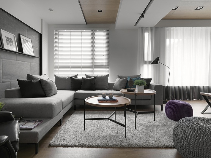 Ngỡ ngàng với cách chọn màu trung tính khiến căn hộ nhỏ trở nên đẹp thanh lịch và cá tính - Ảnh 1.