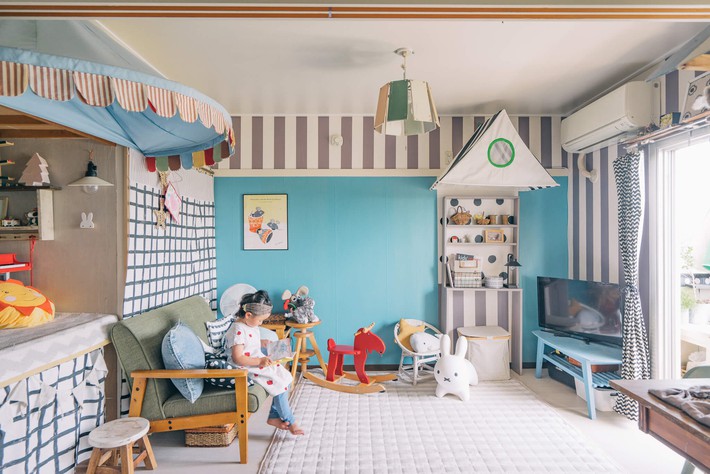 Căn hộ tràn ngập sắc màu hạnh phúc, góc nào cũng vô cùng đặc biệt của bà mẹ đơn thân với 2 con nhỏ ở Tokyo, Nhật Bản - Ảnh 2.