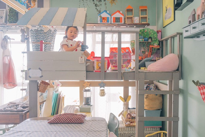 Căn hộ tràn ngập sắc màu hạnh phúc, góc nào cũng vô cùng đặc biệt của bà mẹ đơn thân với 2 con nhỏ ở Tokyo, Nhật Bản - Ảnh 5.