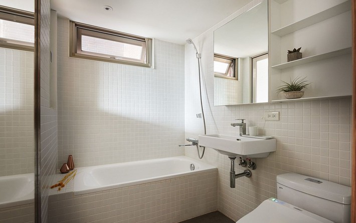 5 ý tưởng xây dựng phòng tắm trong căn hộ nhỏ giúp tối đa hóa không gian - Ảnh 18.