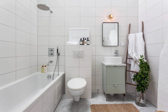 5 ý tưởng xây dựng phòng tắm trong căn hộ nhỏ giúp tối đa hóa không gian - Ảnh 19.