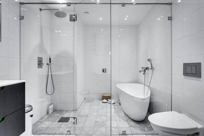 5 ý tưởng xây dựng phòng tắm trong căn hộ nhỏ giúp tối đa hóa không gian - Ảnh 20.