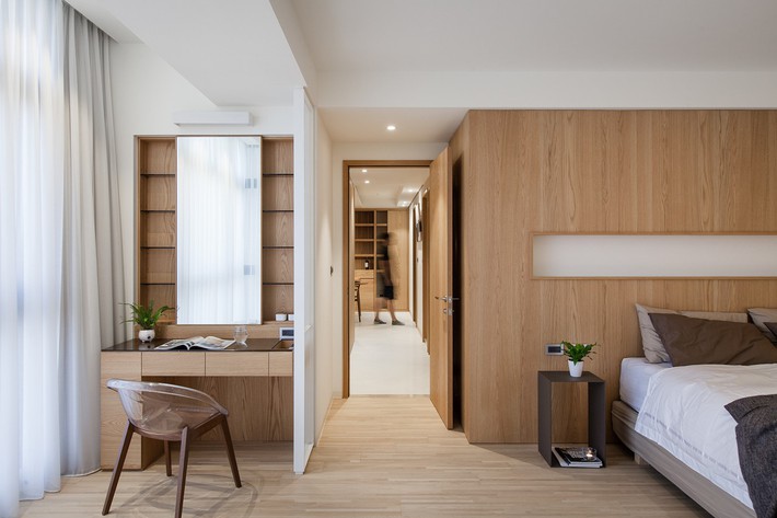 Căn hộ chung cư thiết kế thoáng đẹp như nhà vườn mang đậm chất Nhật Bản - Ảnh 11.