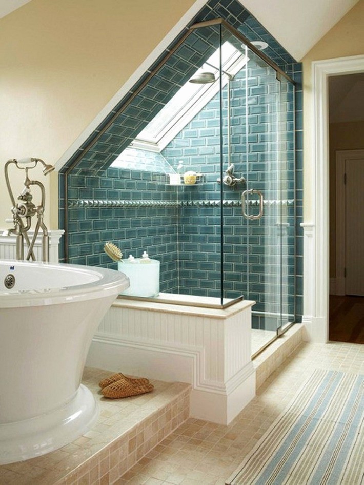 Tận dụng gác mái làm phòng tắm, ý tưởng thiết kế vừa đẹp vừa độc đáo ngại gì mà không thử - Ảnh 15.