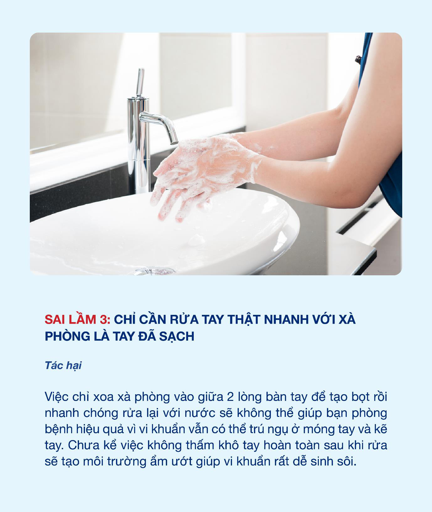 Hiệu quả phòng bệnh của rửa tay bằng xà phòng trở nên kém hiệu quả chỉ vì 3 sai lầm sau - Ảnh 5.