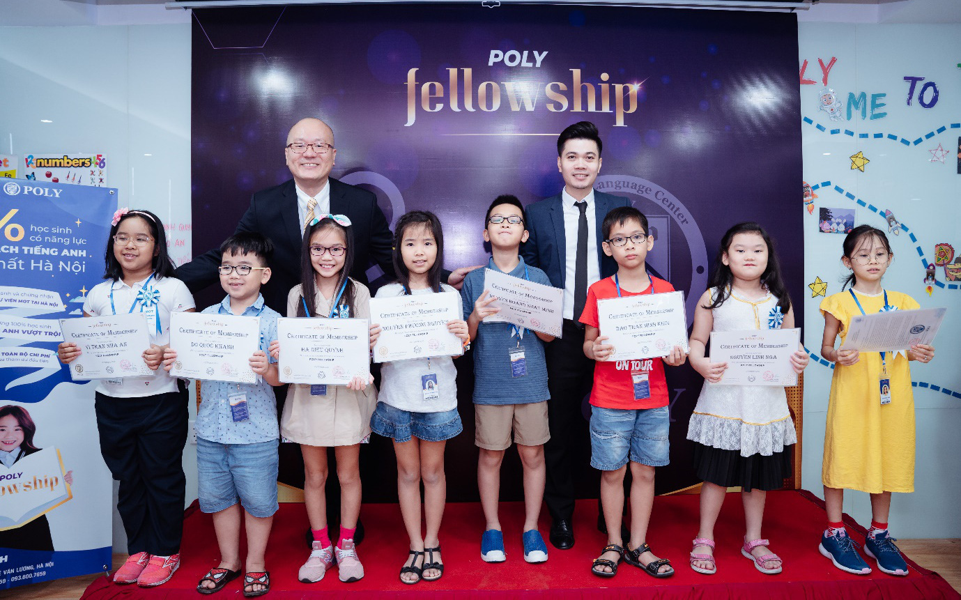 Top học sinh đọc sách tiếng Anh xuất sắc tại Poly Fellowship
