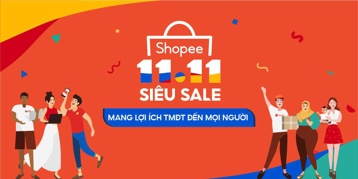 Shopee khởi động sự kiện 11.11 Siêu Sale mang lợi ích TMĐT đến tất cả người dùng - Ảnh 1.