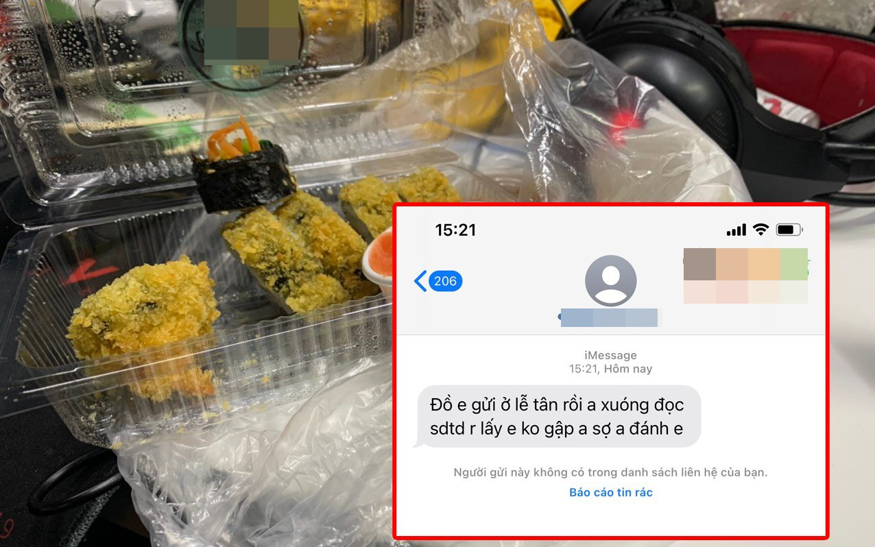 Order đồ ăn bị muộn lại gặp ngay anh shipper đầu gấu, khách nam sợ rúm ró phải nhờ người xuống nhận hàng nhưng cuối cùng lại phát hiện sự thật ngã ngửa