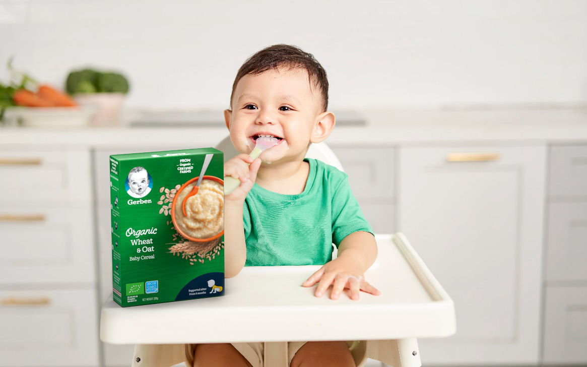 Gerber ra mắt sản phẩm bột Gerber Organic, khẳng định cam kết  luôn theo đuổi chất lượng tối ưu cho trẻ nhỏ