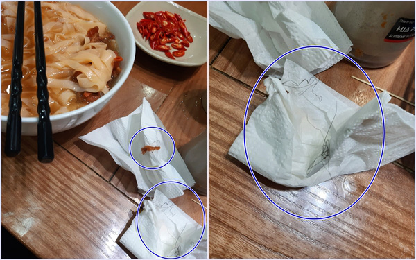 Tò mò ăn phở sốt vang ở nhà hàng đông khách nhất phố Lạc Trung, nữ sinh Hà Nội hoảng hồn khi nhặt được cả búi lông lạ trong bát