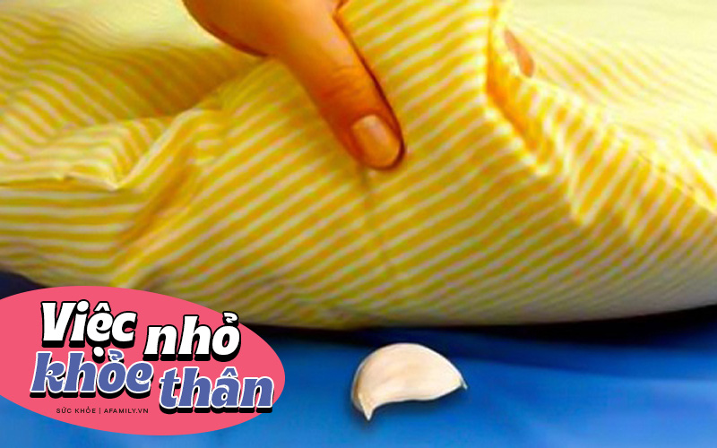 Đặt tỏi dưới gối khi ngủ: Lợi ích nhận được không dừng lại ở việc giúp ngủ ngon hơn!