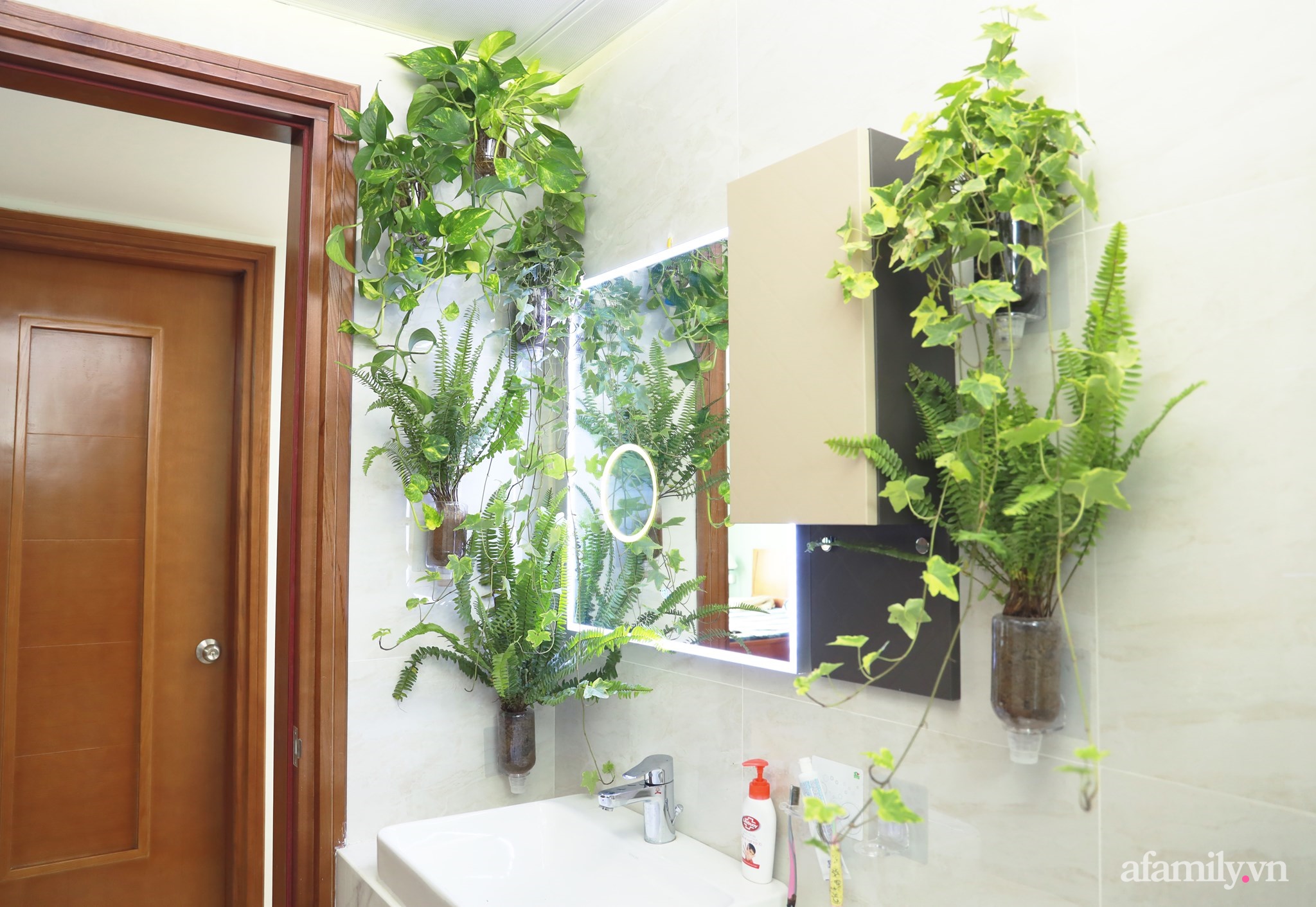 Biến hình phòng tắm đúng chuẩn hội "nghiện nhà yêu cây" từ những đồ nội thất nhà nào cũng có của cô gái Hà Nội  - Ảnh 8.