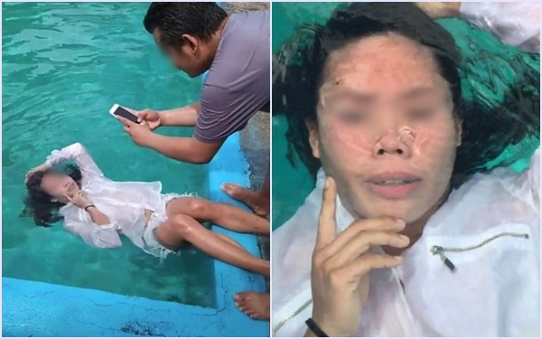 Nhờ bạn trai chụp ảnh hộ với ý tưởng &quot;suy tư trong làn nước&quot;, cô gái thất vọng tràn trề khi trông thấy album ảnh như triển lãm tấu hài