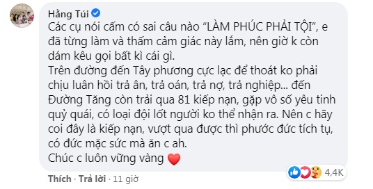 Hot mom Hằng Túi dù đang ở cữ vẫn không thể đứng ngoài vụ Thủy Tiên bị lập nhóm anti-fan, đoạn bình luận ngay lập tức đứng top vì nội dung bất ngờ - Ảnh 3.