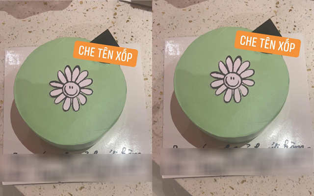 Đặt chiếc bánh sinh nhật với hình hoa cúc hot trend kèm lời nhắn ngọt ngào, cô gái nhận thành quả "chuẩn yêu cầu" mà vẫn tức tím mặt