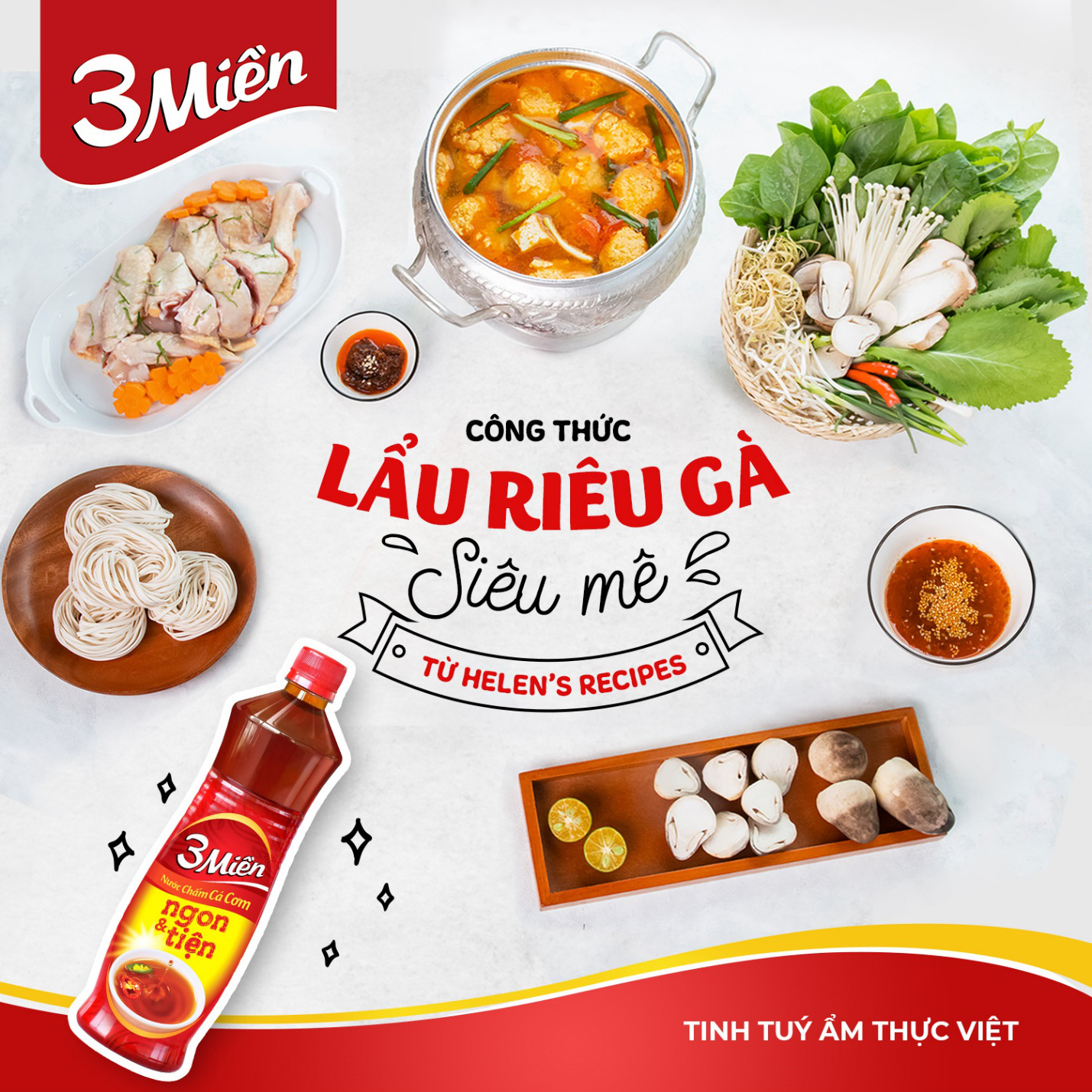 Helen’s Recipes mách bạn công thức lẩu riêu gà gây nghiện cho những bữa tiệc sum họp cuối năm - Ảnh 2.