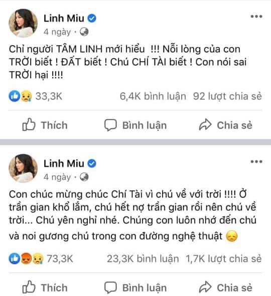 Linh Miu "xả vai nhập viện" sau phát ngôn gây phẫn nộ về NS Chí Tài khiến dân mạng thất vọng, nặng lời chỉ trích lần 3 - Ảnh 1.