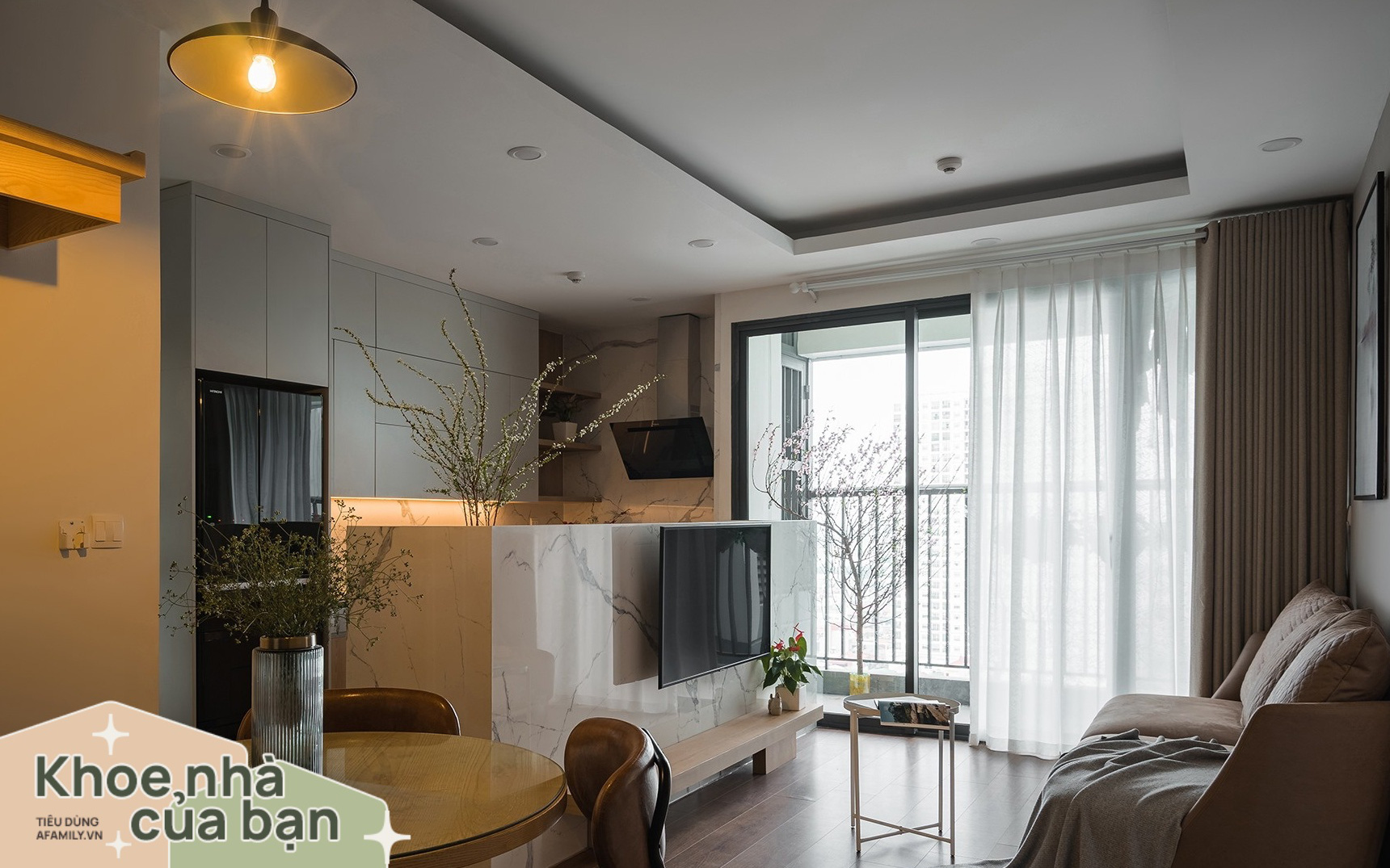 Ngắm căn hộ nhỏ "lên thực tế còn đẹp hơn 3D" ở chung cư Imperia Sky Garden Minh Khai, Hà Nội