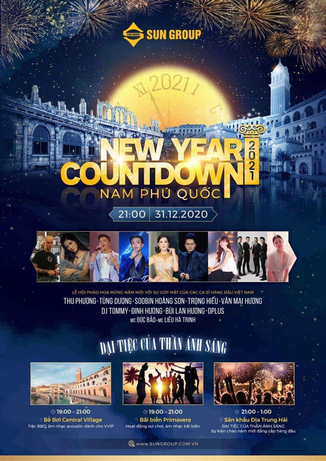 Dàn sao Việt quy tụ trong đêm New Year countdown 2021 tại Nam Phú Quốc - Ảnh 2.