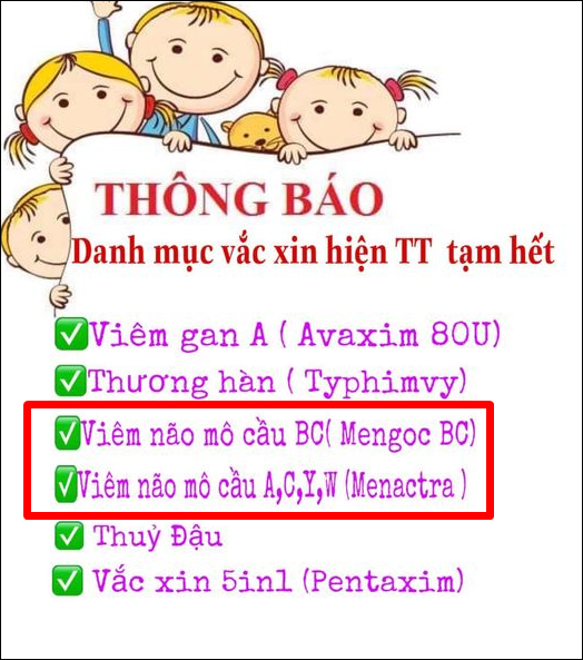 Vắc xin viêm màng não mô cầu liên tục khan hiếm, bố mẹ phải làm gì để phòng bệnh cho con khi chưa thể tiêm chủng đầy đủ? - Ảnh 1.