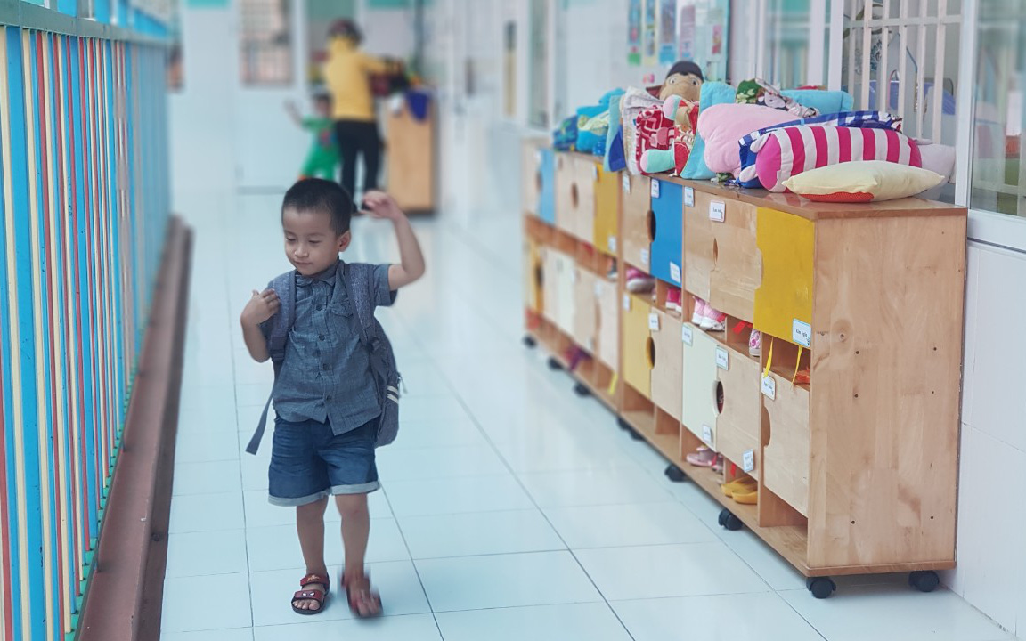 Đã mắt ngắm trường mầm non ở TP.HCM, đẹp từ phòng học cho đến dãy hành lang, học phí thì ai cũng xuýt xoa &quot;quá hợp lý&quot;