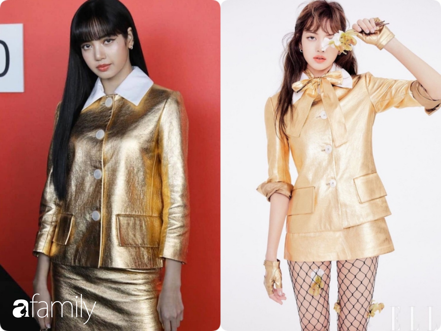 Lisa (Black Pink) diện cả cây đồ vàng chói trị giá gần 200 triệu dự show Prada nhưng hóa ra lại diện lại đồ cũ, mà độ sang chảnh lại thua sa - Ảnh 7.