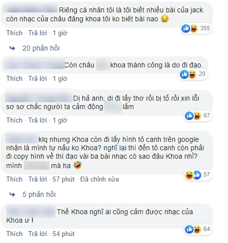 Chê nhạc của Jack khó nghe, thành công là nhờ mẹ nuôi, Châu Đăng Khoa bị dân mạng tấn công, lôi chuyện đạo thơ để chỉ trích - Ảnh 4.