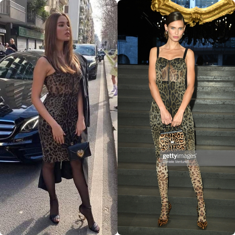 Pha đụng hàng hiếm gặp nhất lịch sử: Dự show Dolce & Gabbana, Catriona Gray bị dí cho bộ đầm y hệt siêu mẫu Ý, sự khác biệt nằm ở cách mà "ta" lên đồ - Ảnh 6.