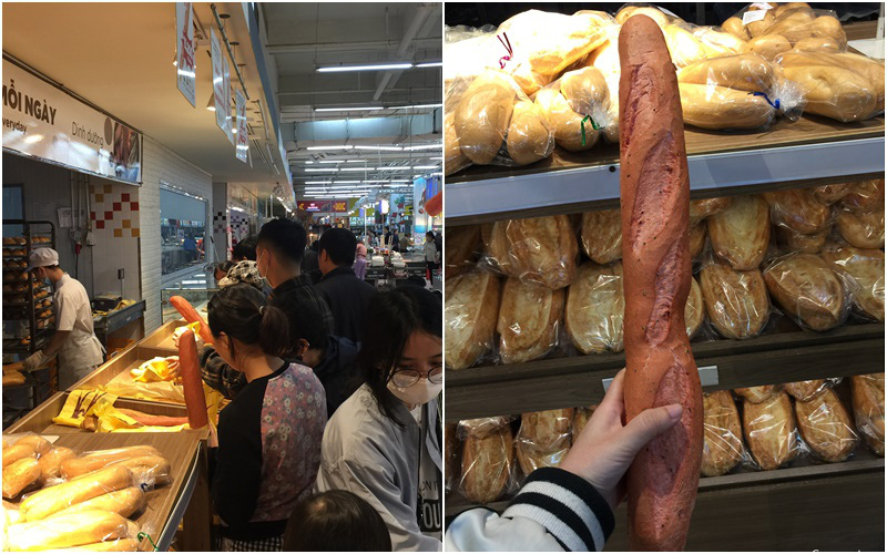 Hà Nội: Người tiêu dùng đổ xô đi mua bánh mì thanh long do hương vị giòn xốp ngậy mà giá rẻ chỉ bằng 1/3 bánh mì truyền thống