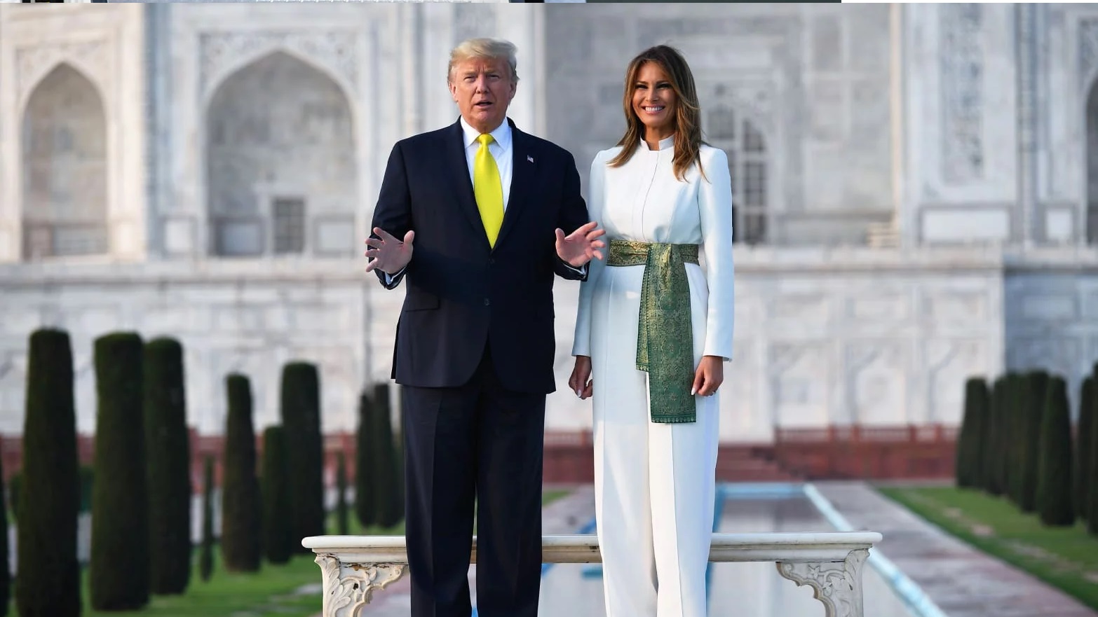 Bà Melania Trump khí chất ngút ngàn khi diện jumpsuit trắng nhưng ý nghĩa thú vị sau đó mới càng khiến dân tình trầm trồ - Ảnh 3.