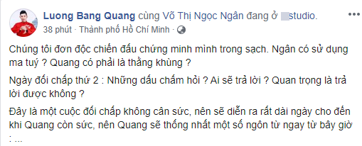 Giữa lúc Ngân 98 đang bị tạm giữ vì dương tính với ma túy, Lương Bằng Quang tranh thủ "câu fame" bằng hình ảnh phản cảm  - Ảnh 5.