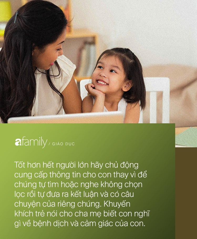Parent coach Linh Phan hướng dẫn cha mẹ cách nói chuyện với con về dịch bệnh, chỉ ra những lưu ý quan trọng - Ảnh 2.
