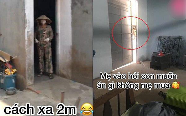 Bà mẹ của năm: Giữ cự ly 2m khi đón con trai xa xứ, "nhốt" luôn vào nhà kho đầy đủ tiện nghi cách ly 14 ngày cho yên tâm