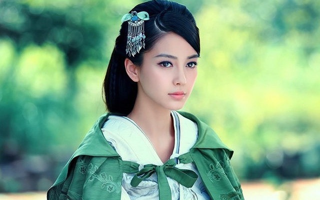 Váy xanh lá rực rỡ: Đường Yên - Dương Mịch - Angelababy là nữ thần, Lưu Thi Thi sinh ra để làm người đẹp cổ trang - Ảnh 4.