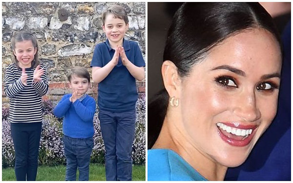 Không chịu kém cạnh chị dâu Kate khoe 3 con tham gia chiến dịch ý nghĩa, Meghan Markle cũng "ăn theo" với cách khác biệt nhưng lại bị chỉ trích nhiều hơn