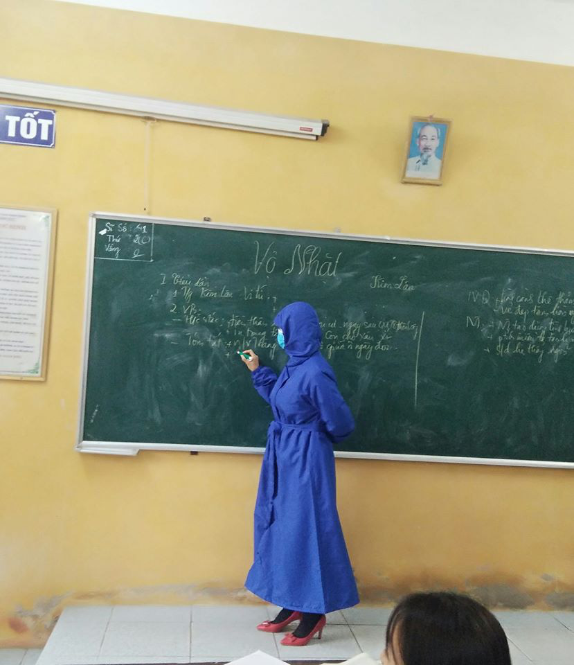 Đi dạy học trong mùa Covid-19, cô giáo cẩn thận phòng dịch theo cách siêu bá đạo, thách thức mọi loại virus bén mảng - Ảnh 5.