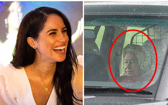 Nữ hoàng Anh lần đầu xuất hiện với gương mặt buồn sau khi Meghan Markle không trở về cùng bé Archie trước khi gặp phải tình huống khó xử