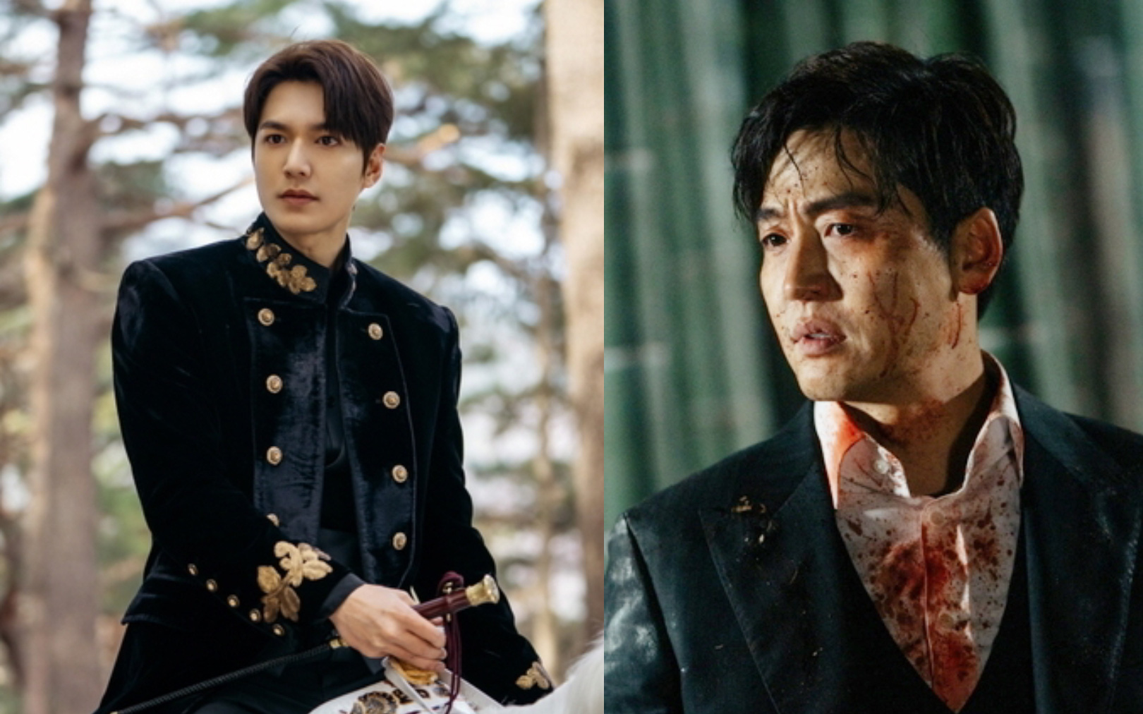 &quot;Quân vương bất diệt&quot; rò rỉ ảnh mới: Lee Min Ho đẹp trai điên đảo nhưng gây sốc lại là Lee Jung Jin với khuôn mặt đầy máu 