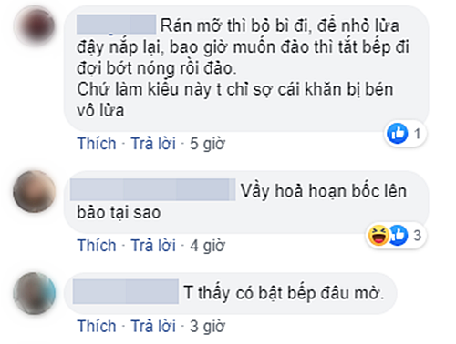 Trùm khăn tắm kín người để rán mỡ cho đỡ bắn còn tự hào khoe "con gái vào bếp là tội ác", cô gái bị cư dân mạng xúm vào quăng gạch tới tấp - Ảnh 5.