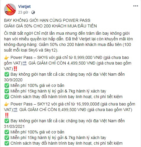 2 hãng máy bay giá rẻ đang khuyến mại chỉ cần trả một số tiền là được bay mọi nơi miễn phí, cộng đồng mạng lập tức đưa ra điểm cần lưu ý - Ảnh 2.