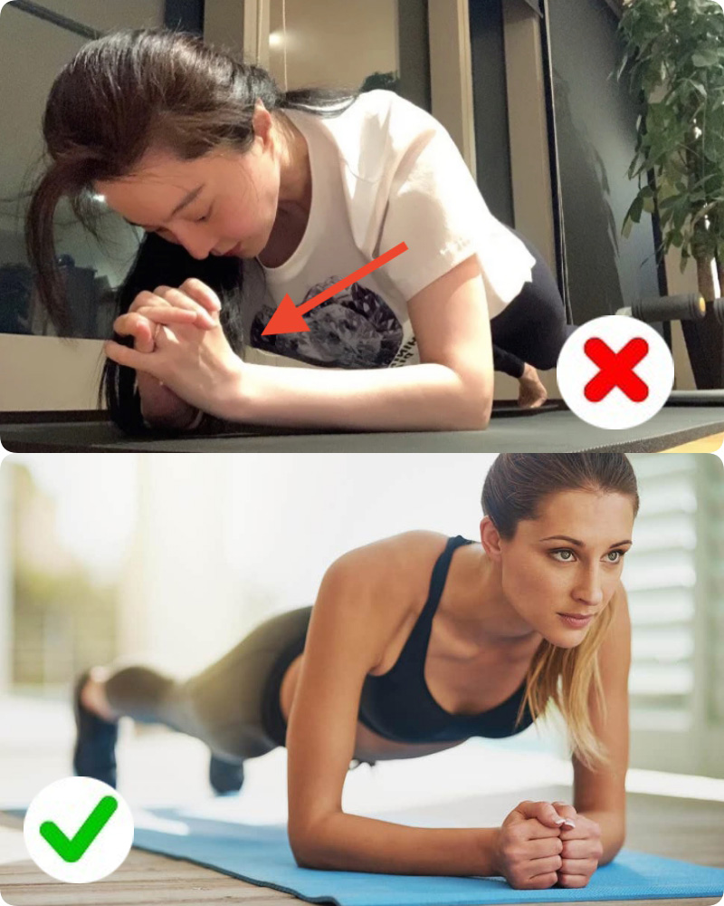 Phạm Băng Băng tập Plank để có cơ bụng số 11 nhưng lại mắc lỗi sai cơ bản mà đa số ai tập cũng gặp phải - Ảnh 3.
